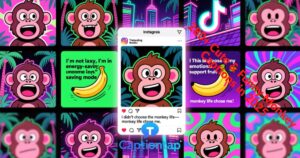 280+ Cute & Funny Monkey Captions in 2025