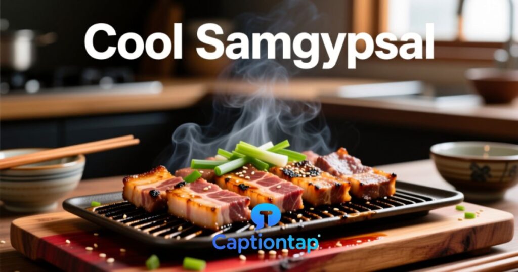 Cool Samgyupsal Captions For Instagram
