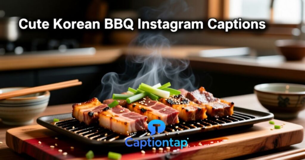 Cute korean bbq instagram captions