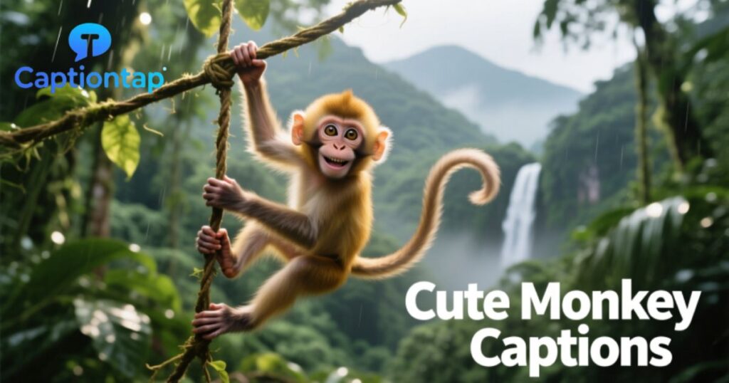 Cute Monkey Captions