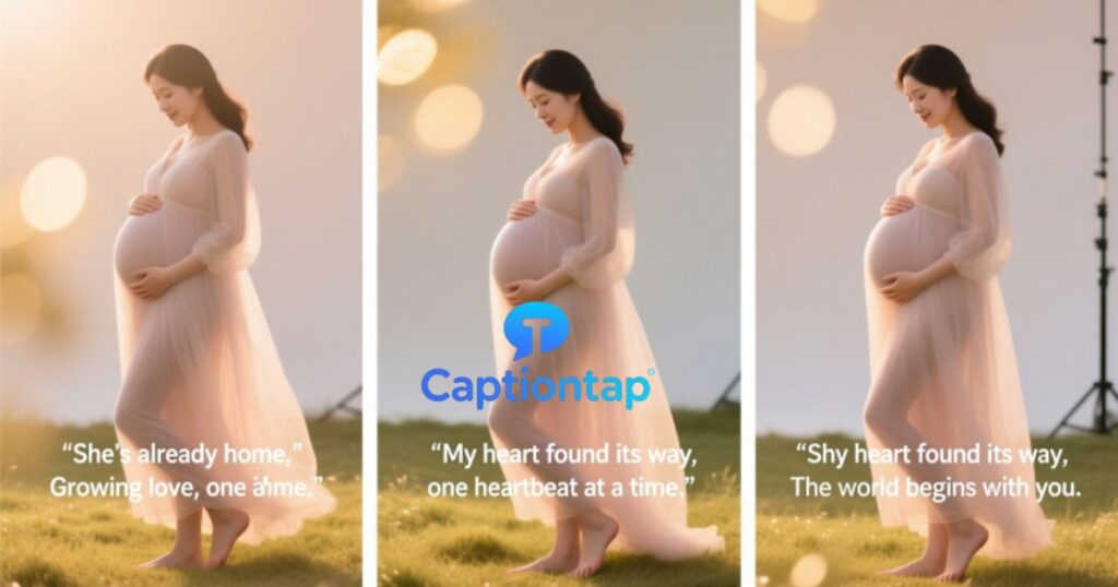 Maternity Shoot Captions for Mothers