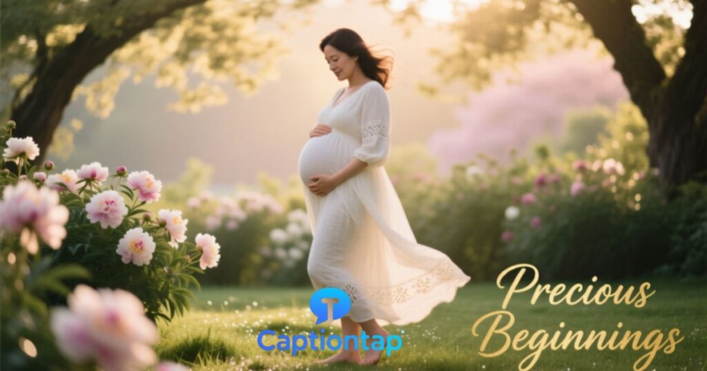 Precious Beginnings: Maternity Shoot Captions