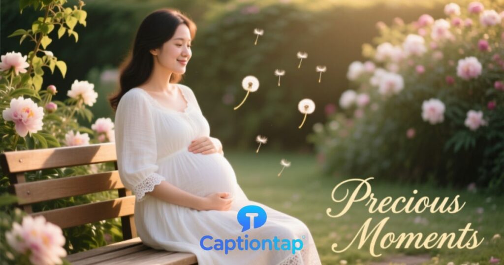 Precious Moments: Maternity Shoot Captions