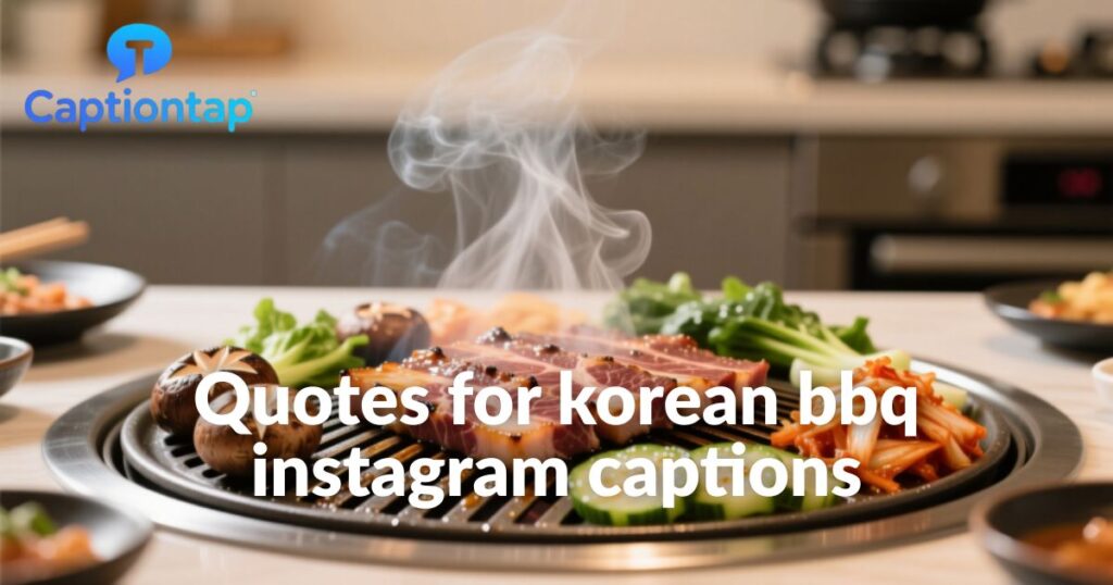 Quotes for korean bbq instagram captions
