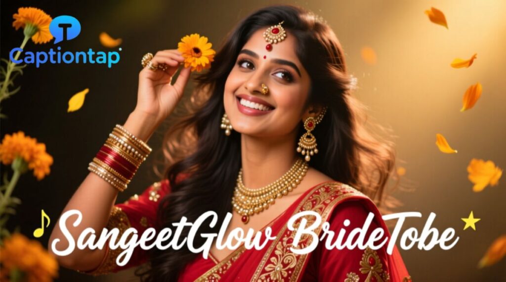 Sangeet captions for instagram for girl