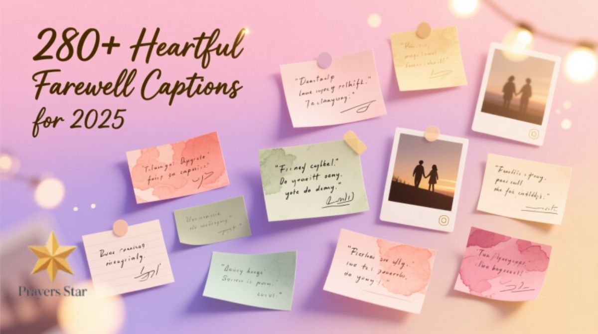 280+Heartfelt Farewell Captions for Instagram in 2025
