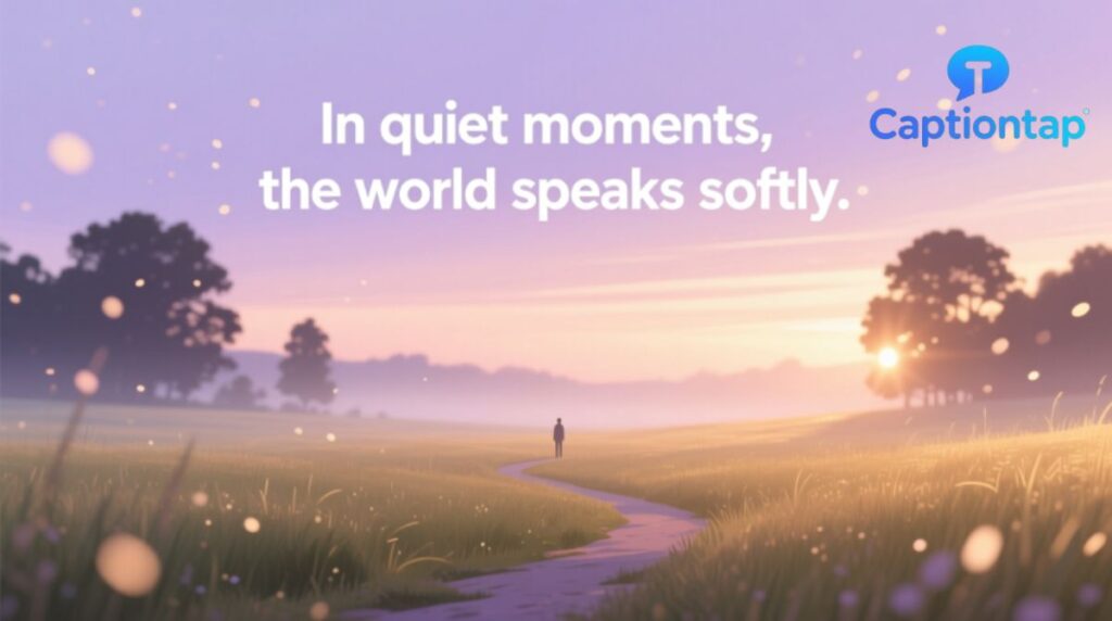 Aesthetic Captions For  Facebook