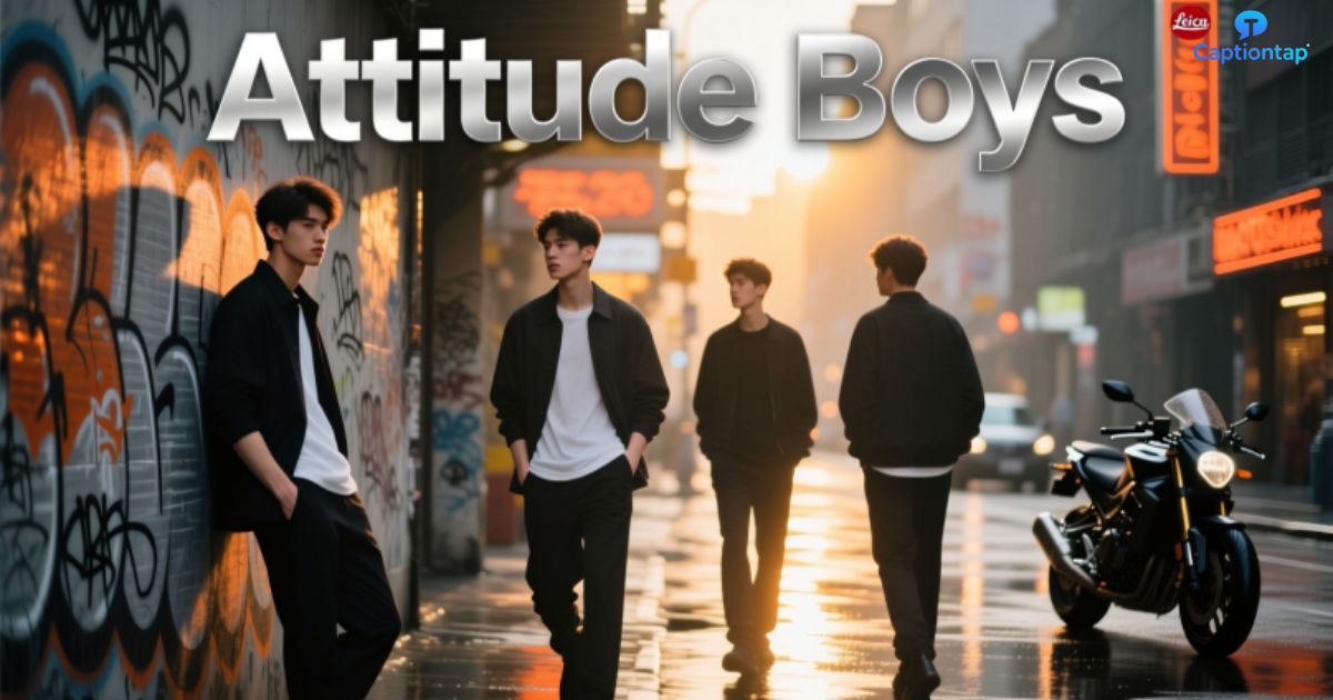Attitude Boys Instagram Captions