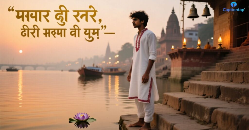 Banaras Captions For Instagram for Boy