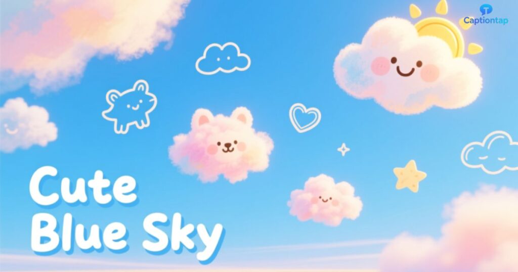 Cute Blue Sky Captions