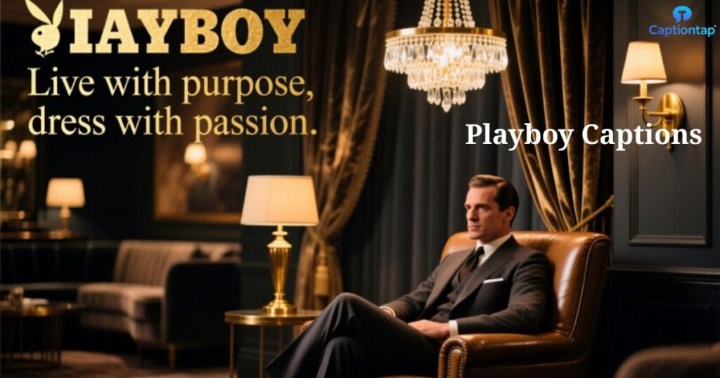 Elegant Playboy Captions for Instagram