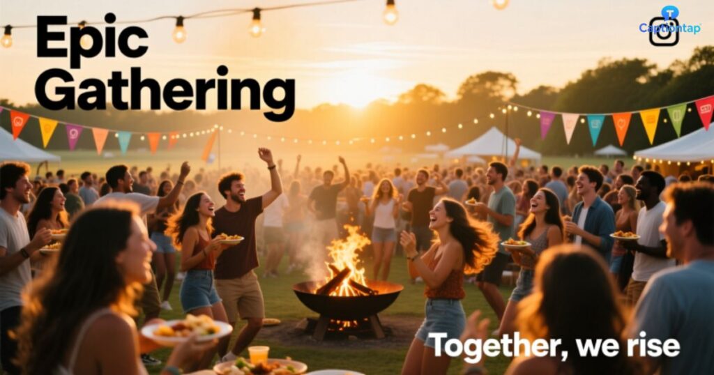 Epic Gathering Captions for Instagram