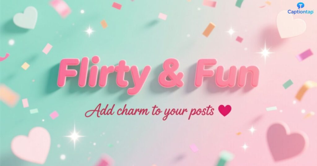 Flirty & Fun Instagram Captions to Add Charm to Your Posts