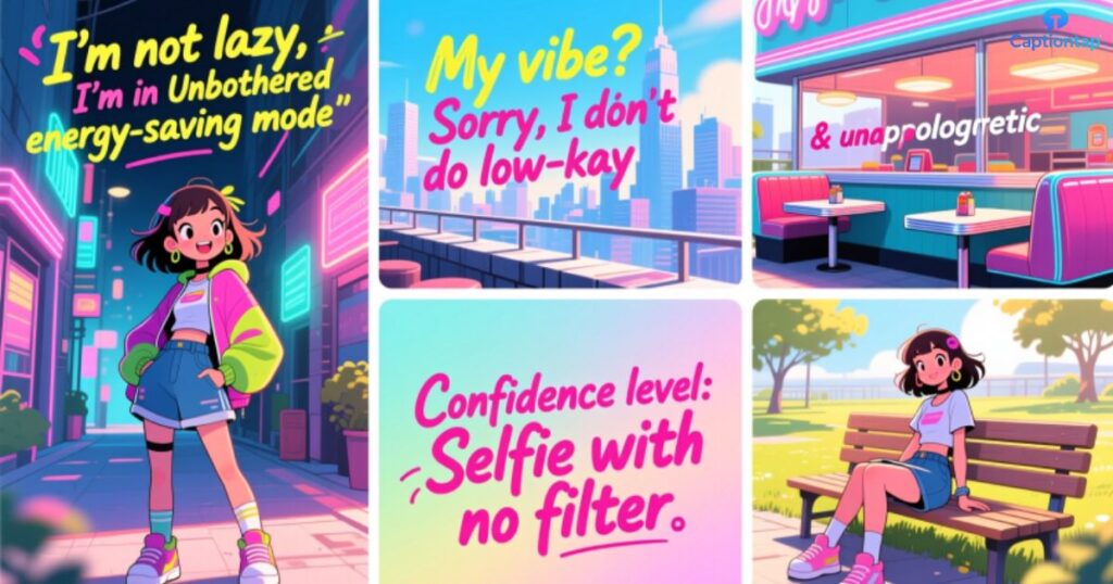 Funny attitude captions for Instagram for girls