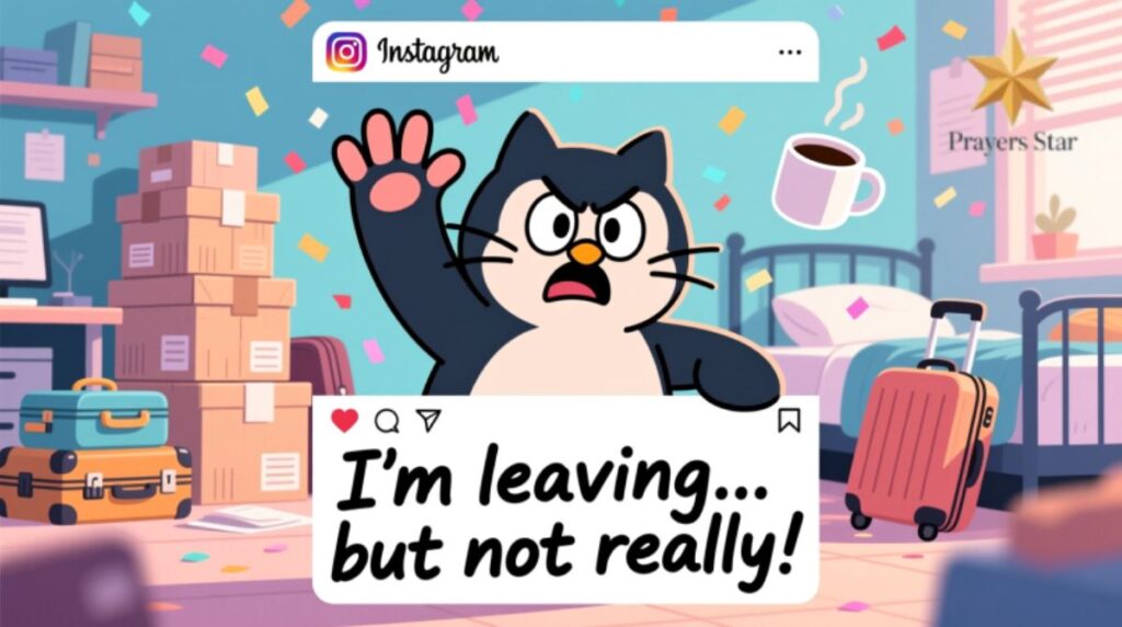 Funny Short Farewell Captions for Instagram