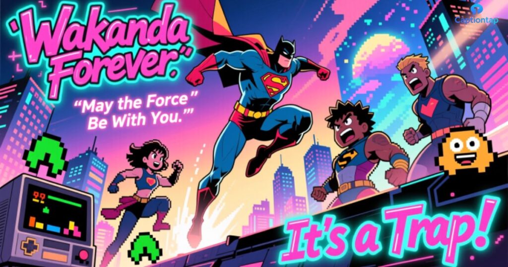 Pop Culture Engagement Captions