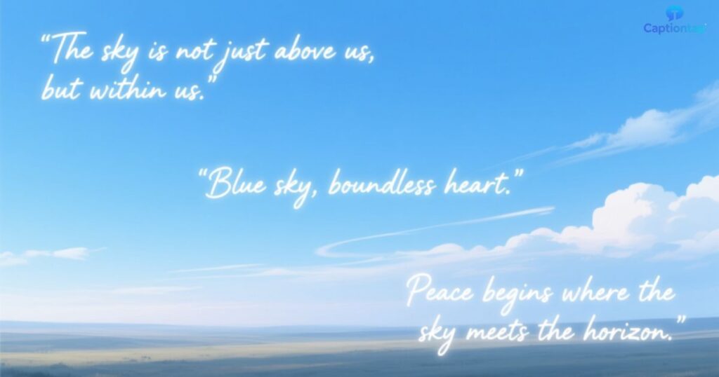 Quotes about the Blue Sky