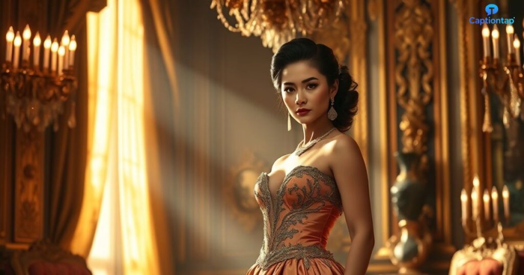 Regal Femdom Captions