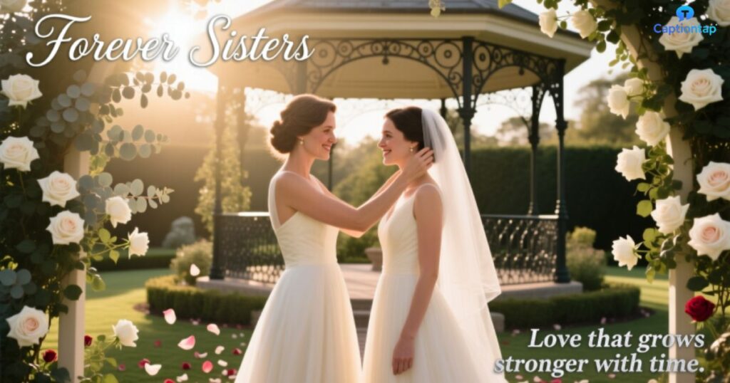 Romantic Sister Wedding Captions