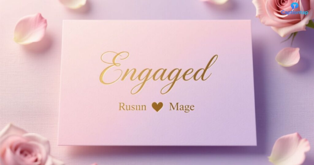 Simple Engagement Captions