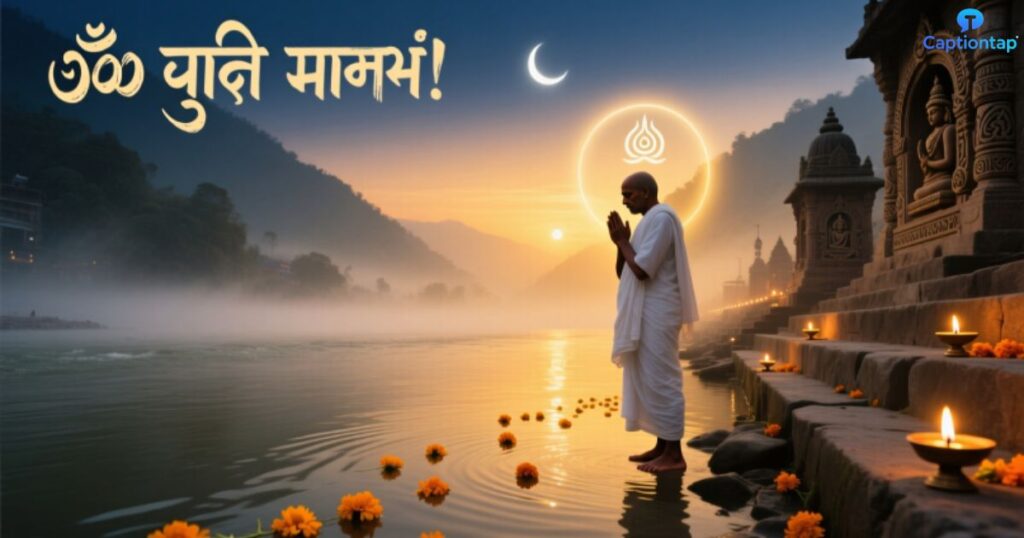 Spiritual Ganga River Captions