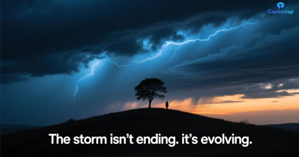 Stormy Sky Instagram Captions