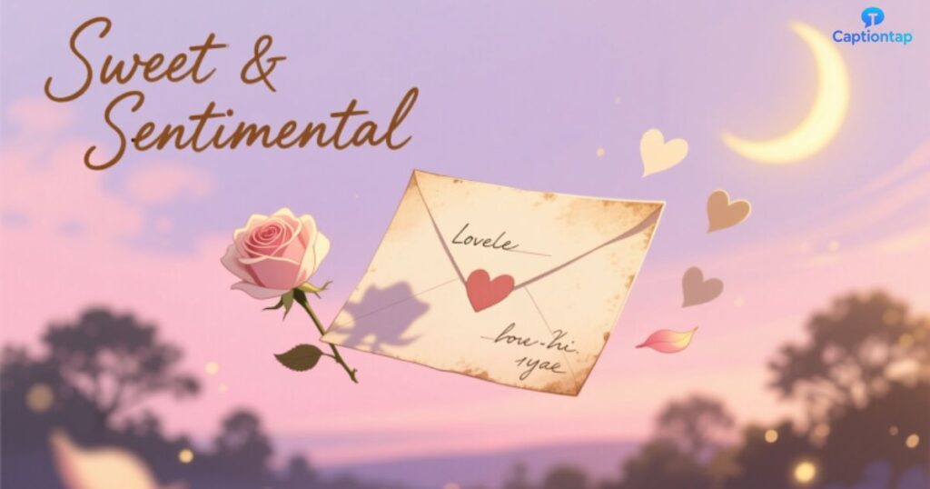 Sweet & Sentimental Captions
