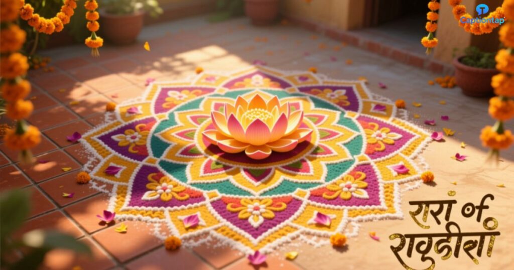 The Art of Rangoli Captions