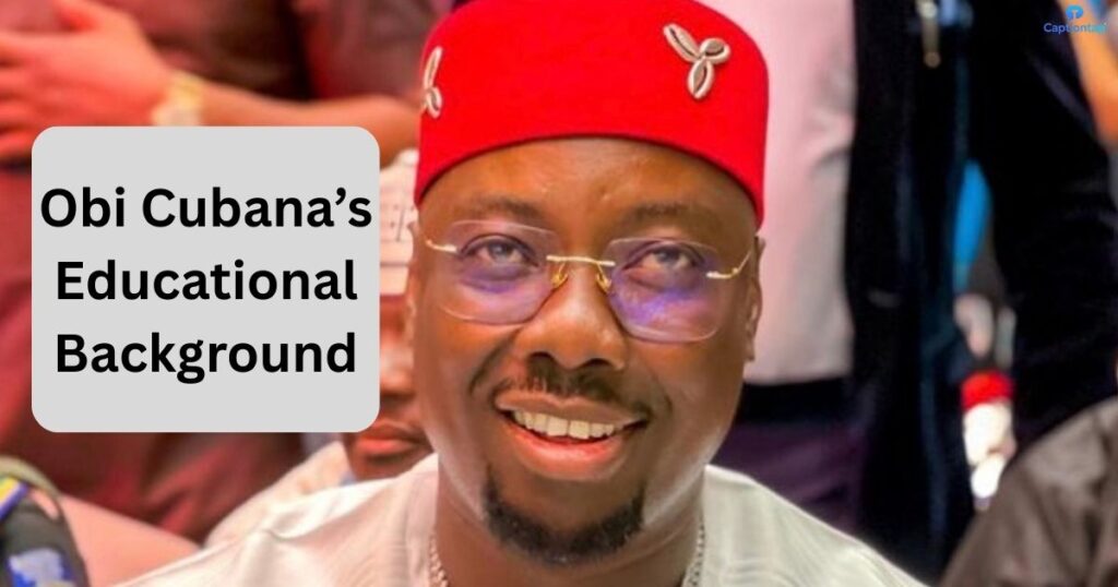 What is Obi Cubana’s educational background