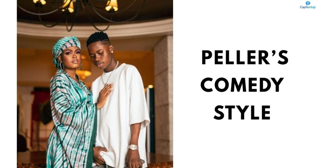 What is Peller’s comedy style